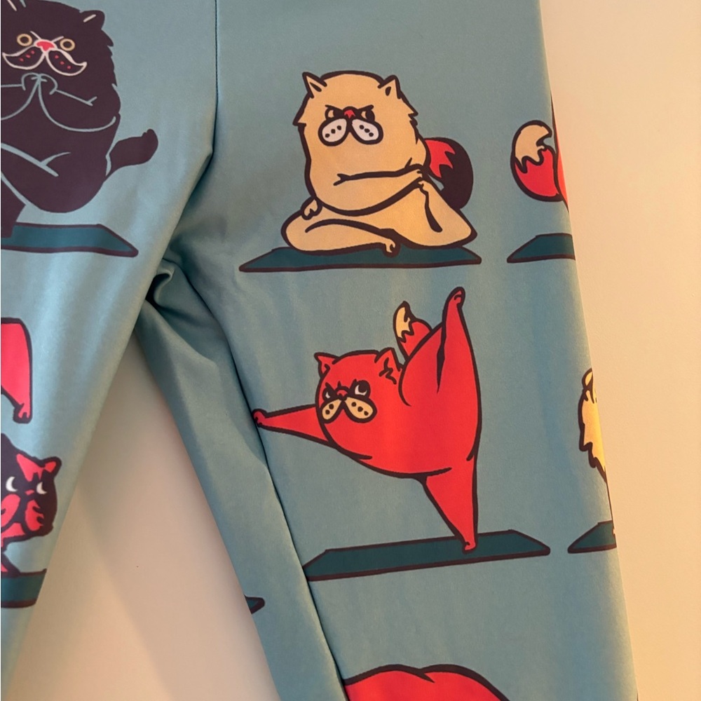 Yoga cat leggings society 6 - Picture 3 of 6